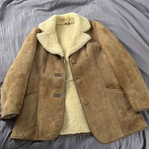 Wool and Suede fully lined coat by Skinny’s Hideout.